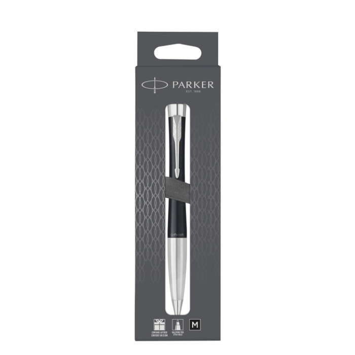 Balpen Parker Urban twist matt black CT medium blister à 1 stuk