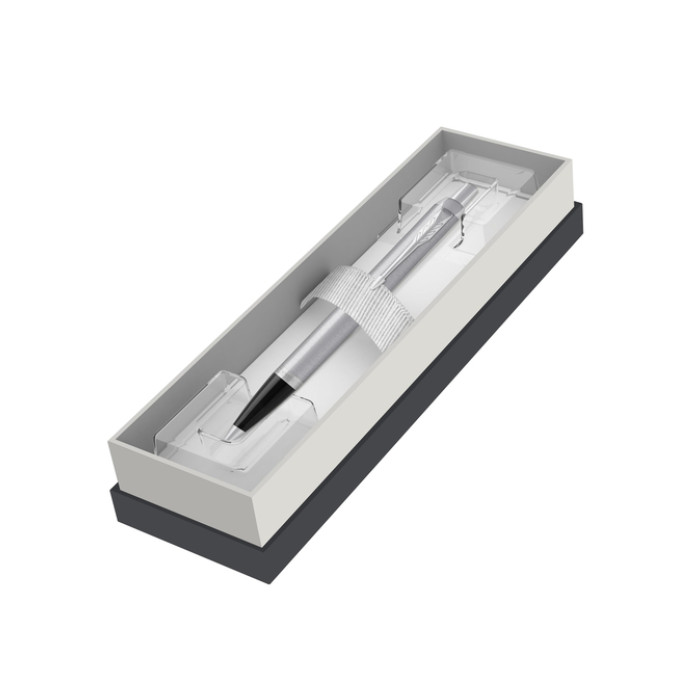 Balpen Parker IM stainless steel CT M blister à 1 stuk