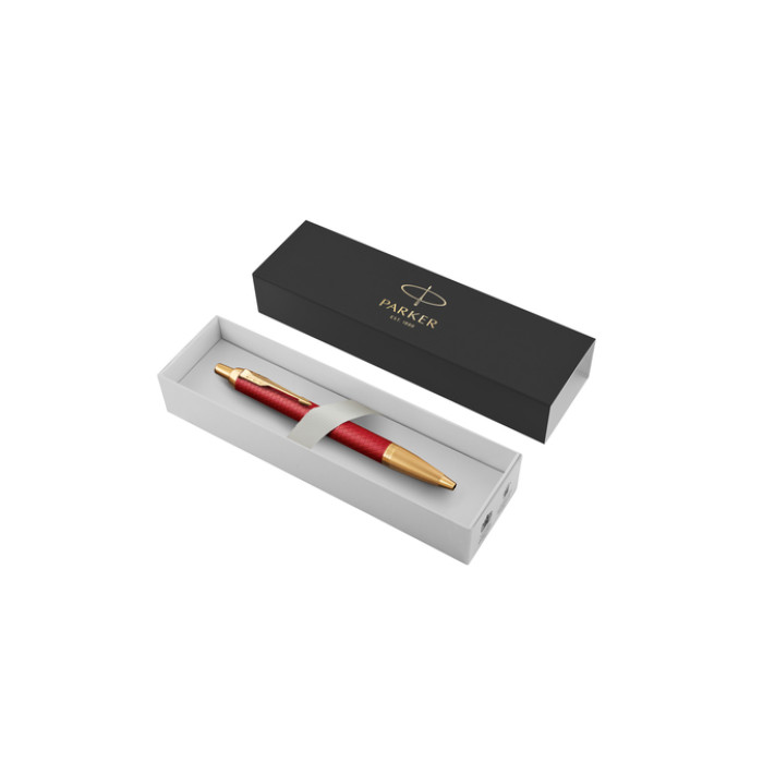 Balpen Parker IM Premium deep red medium blister à 1 stuk