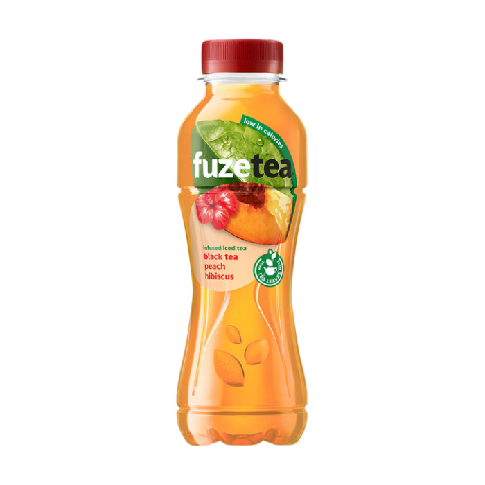 Frisdrank Fuzetea peach hibiscus petfles 400ml