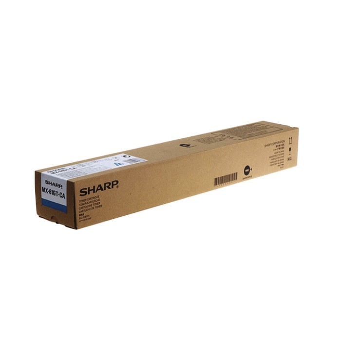 Tonercartridge Sharp MX-61GTCA blauw