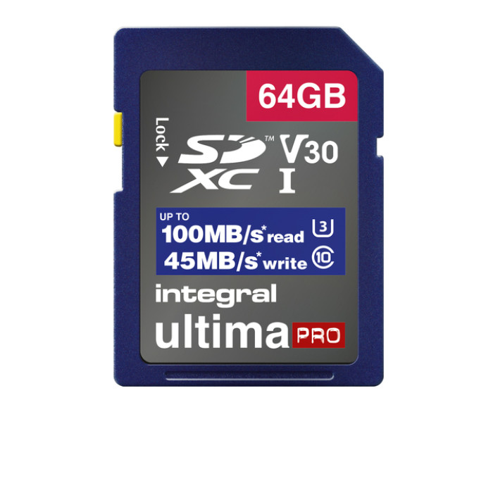 Geheugenkaart Integral SDHC-XC 64GB