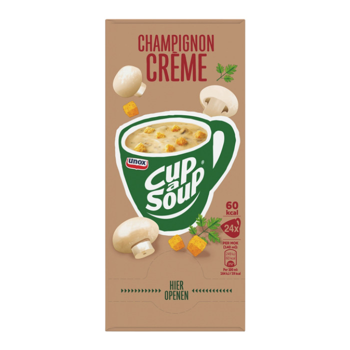 Cup-a-Soup Unox champignon crème 24x140ml