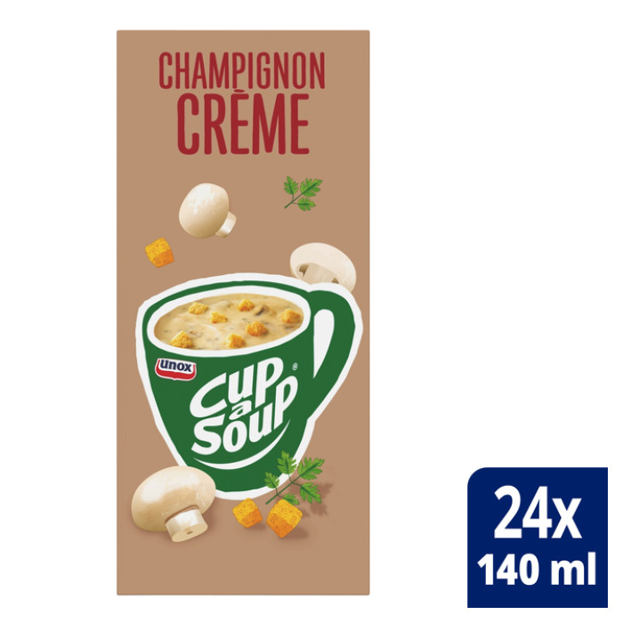 Cup-a-Soup Unox champignon crème 24x140ml