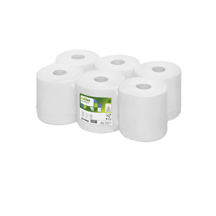 Poetspapier Satino CF1 Comfort 1-laags 300m 857 vel wit 317040