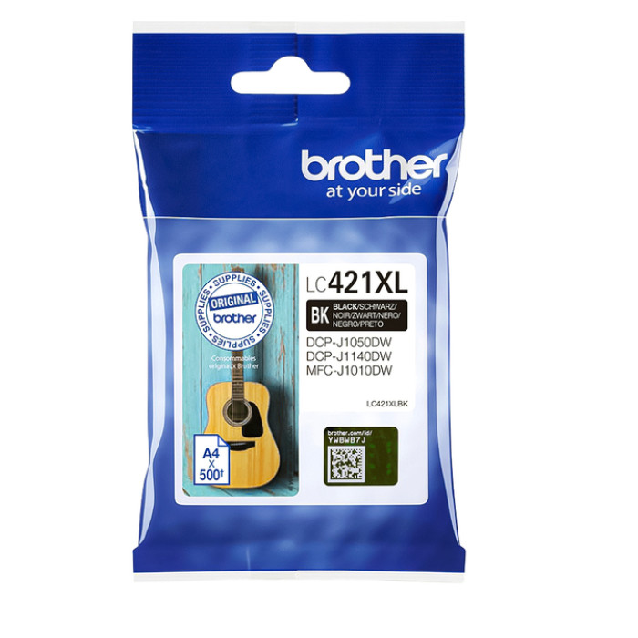 Inktcartridge Brother LC-421XLBK zwart