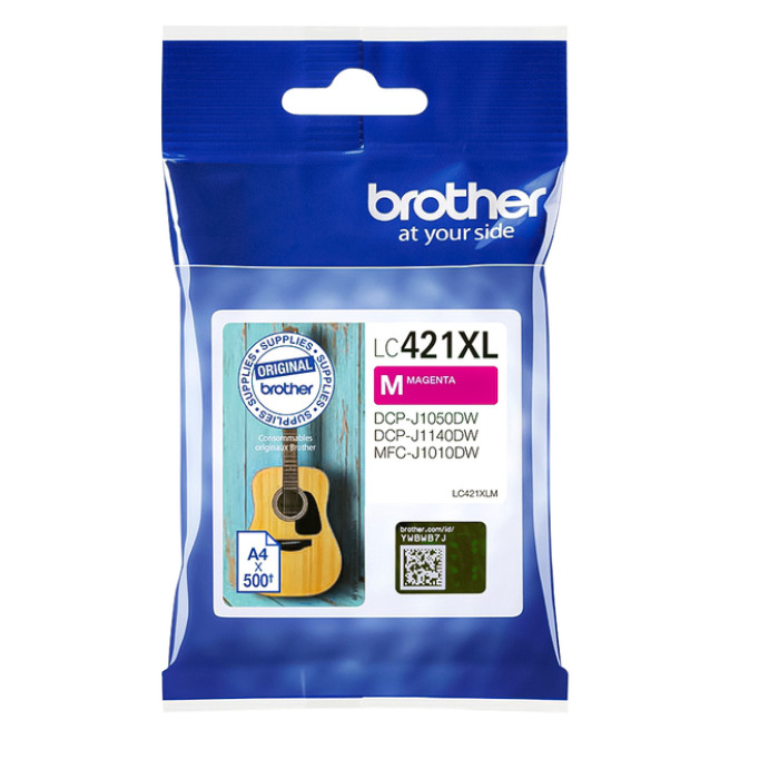 Inktcartridge Brother LC-421XLM rood