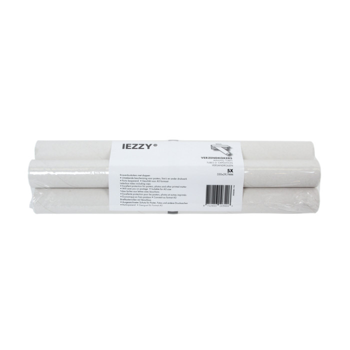 Verzendkoker IEZZY A3 330x29.7x1.2mm 5 stuks