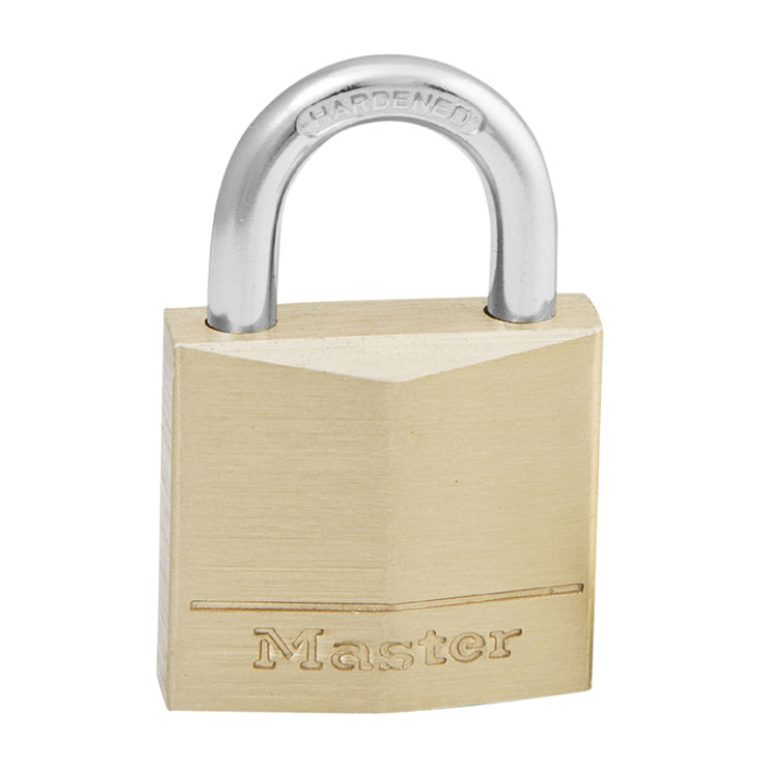 Hangslot MasterLock messing 30mm