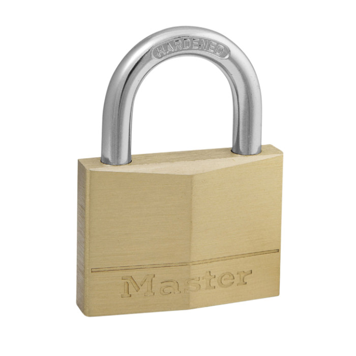 Hangslot MasterLock messing 50mm
