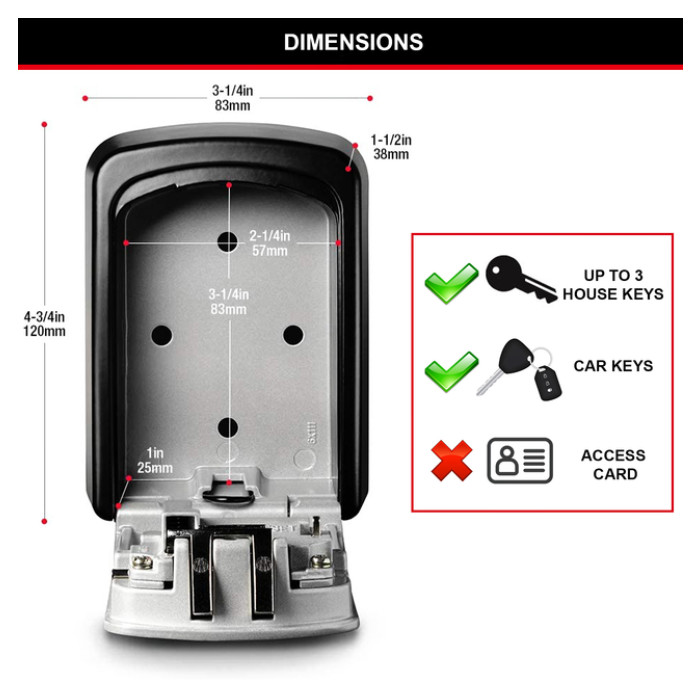 Sleutelkluis MasterLock Select Access middelgroot