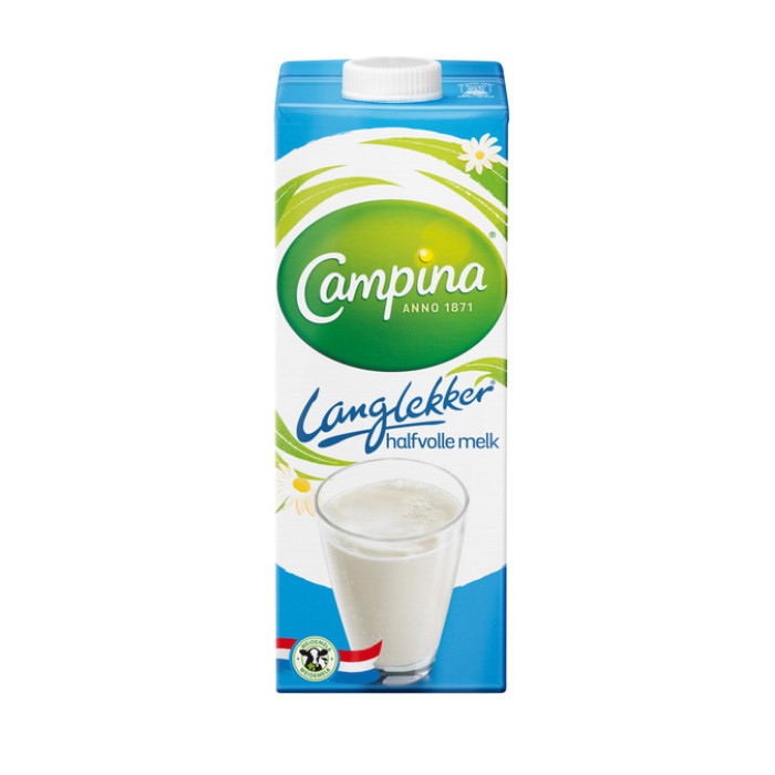 Melk Campina LangLekker halfvol 1 liter
