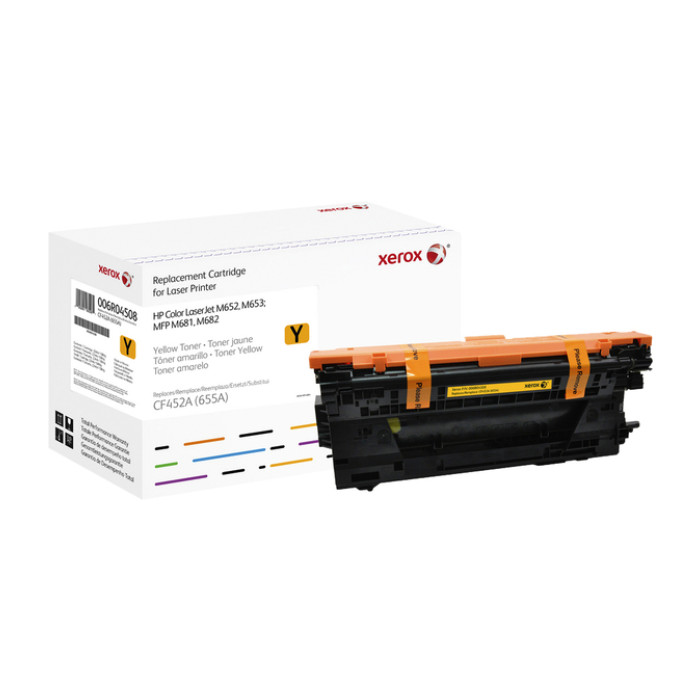 Tonercartridge Xerox alternatief tbv HP CF452A 655A geel