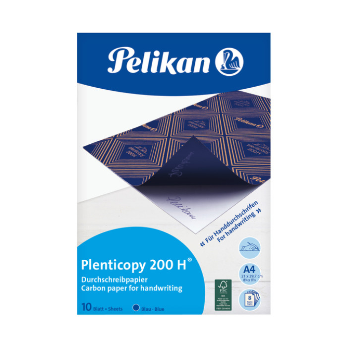 Carbon Handschrift Pelikan A4 200H 10v blauw