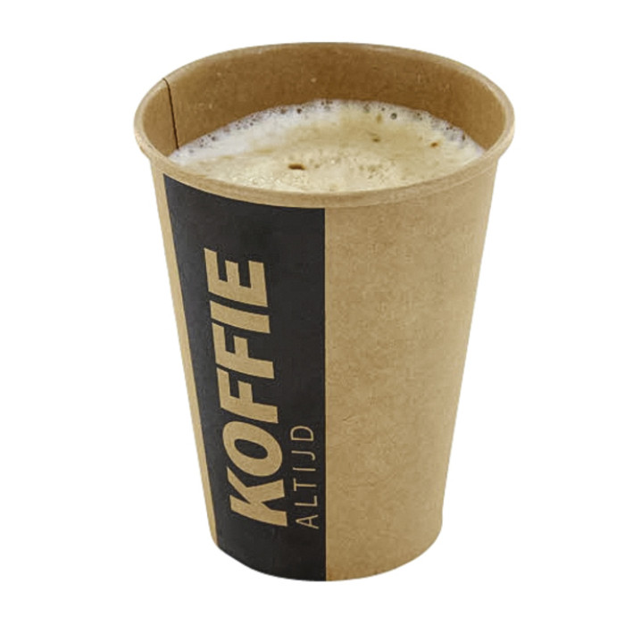 Beker IEZZY Altijd Koffie 355ml Ø90mm 50 stuks
