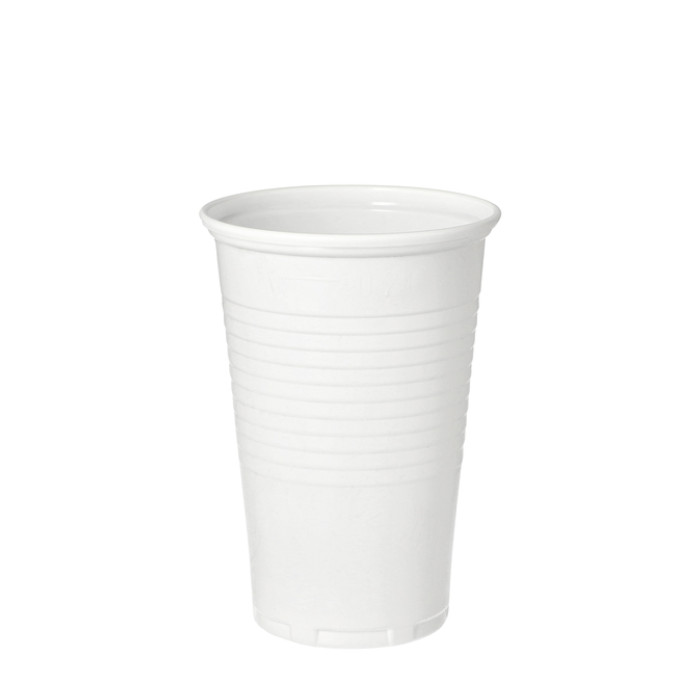 Beker IEZZY 200ml Ø70mm PP 100 stuks wit