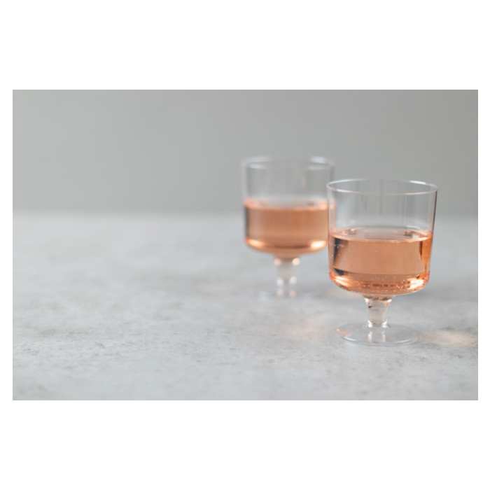 Wijnglas Papstar 200ml Ø 72 mm kunststof transparant 10 stuks