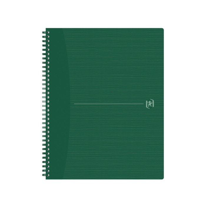 Spiraalblok Oxford Origin A4+ lijn 140 pagina's 80gr groen