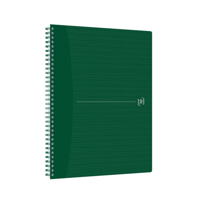 Spiraalblok Oxford Origin A4+ lijn 140 pagina's 80gr groen