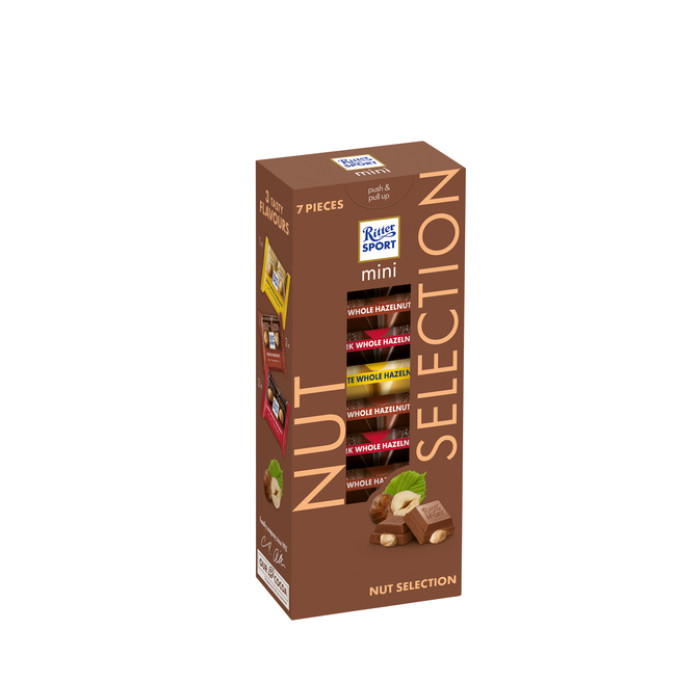 Chocolade Ritter Sport mini nut selection toren