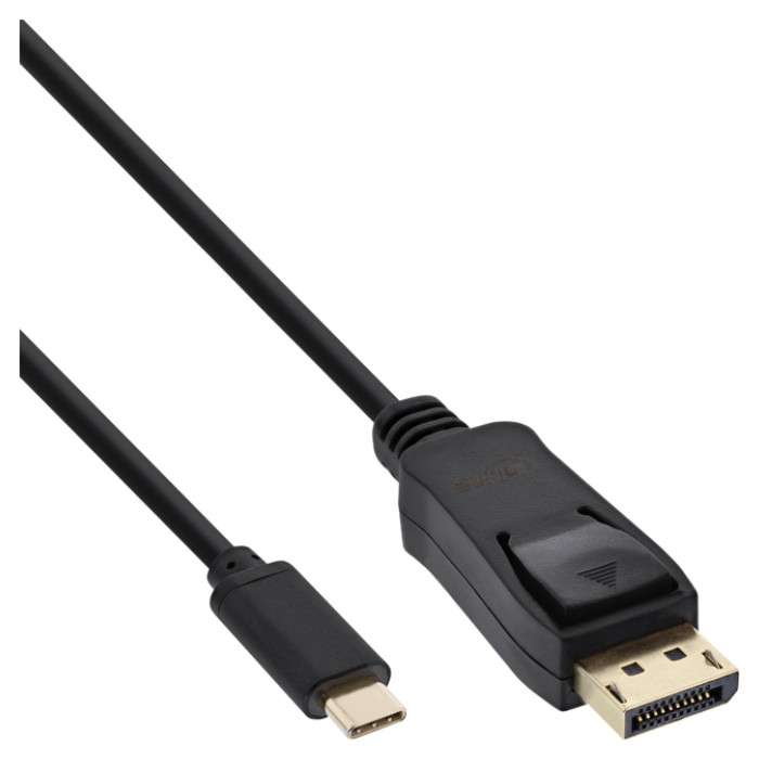 Kabel inLine USB-C Displayport 3.1 4K M/M 2 meter zwart