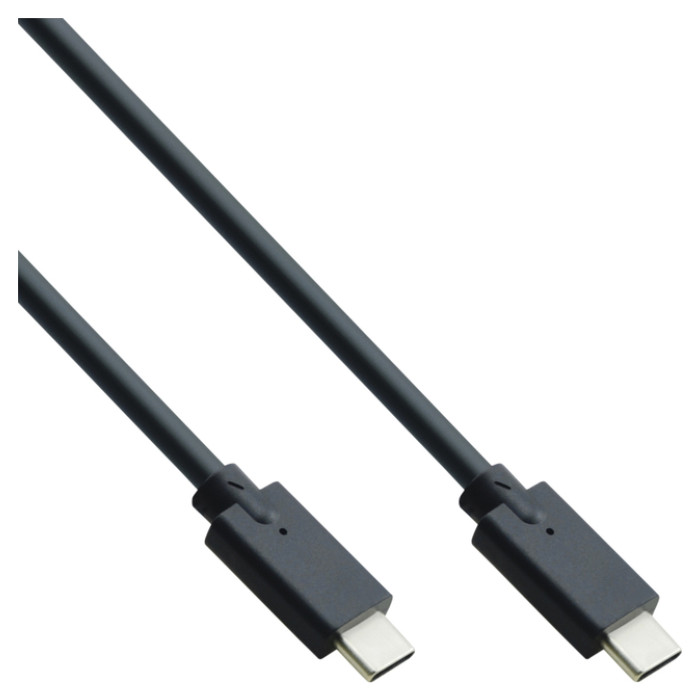 Kabel inLine USB-C 3.2 GEN.2 M/M 2 meter zwart
