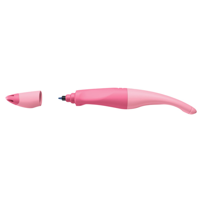 Rollerpen STABILO Easyoriginal  rechtshandig medium pastel poederroze blister à 1 stuk