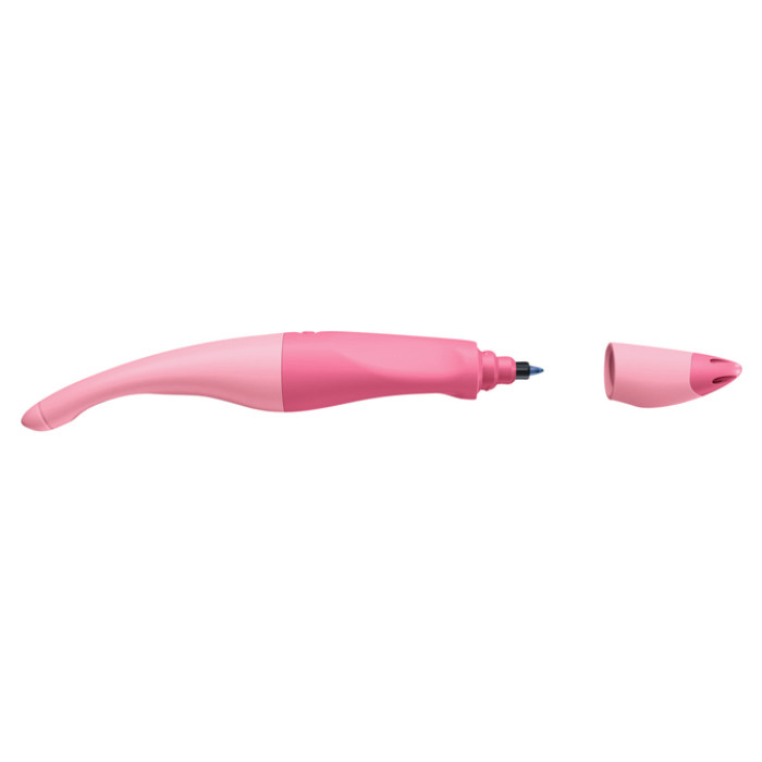 Rollerpen STABILO Easyoriginal  linkshandig  medium pastel poederroze blister à 1 stuk