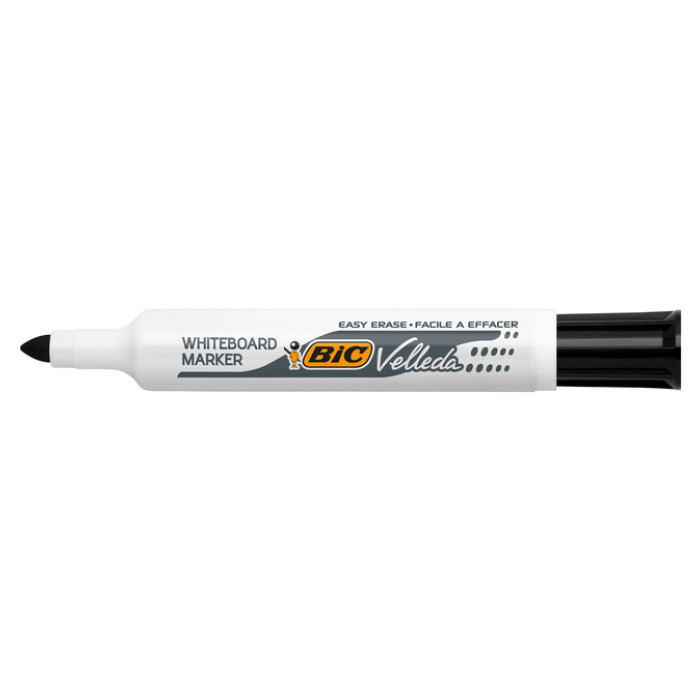 Whiteboardmarker Bic Velleda 1711 rond large zwart