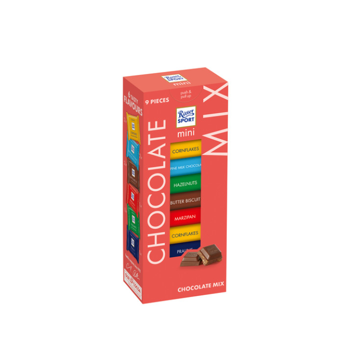 Chocolade Ritter Sport mini toren
