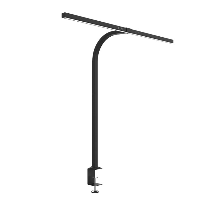 Bureaulamp Unilux Strata led tafelklem zwart