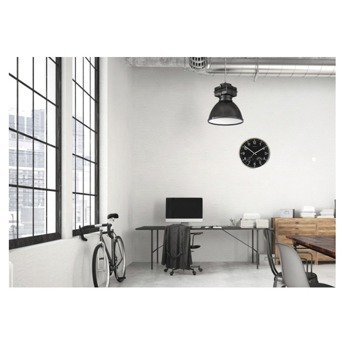 Wandklok Unilux Wetty grijs