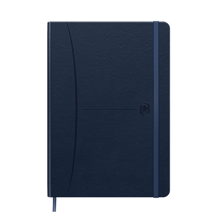 Notitieboek Oxford Signature A5 lijn 80vel blauw