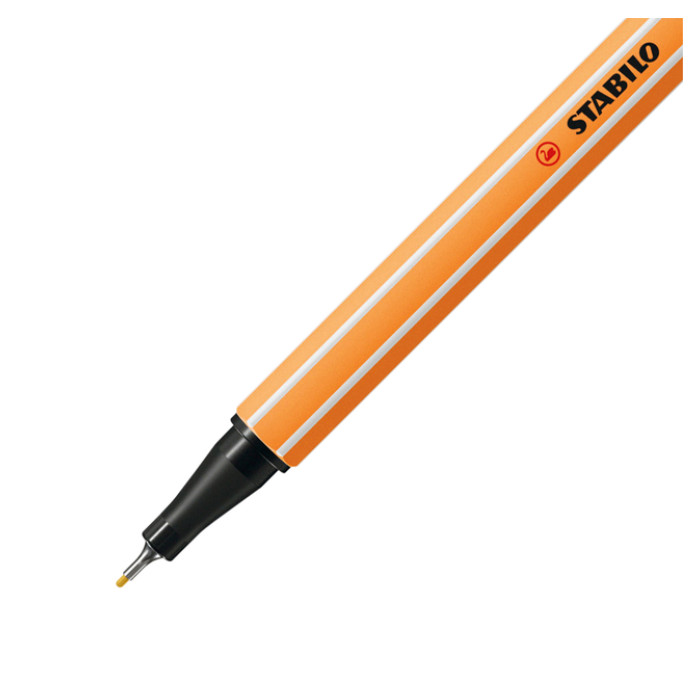 Fineliner STABILO point 88/23 fijn lichtgeel