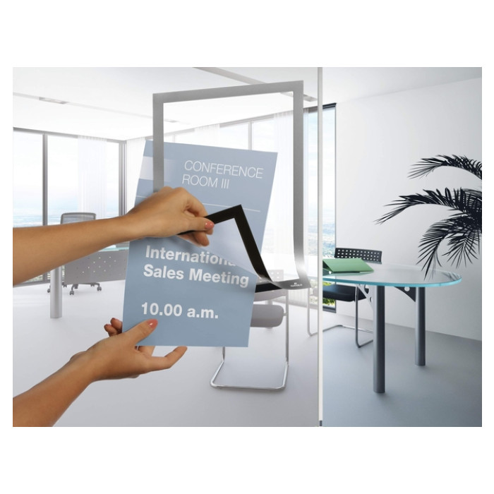 Duraframe Durable 488223 A4 zilvergrijs 10 stuks