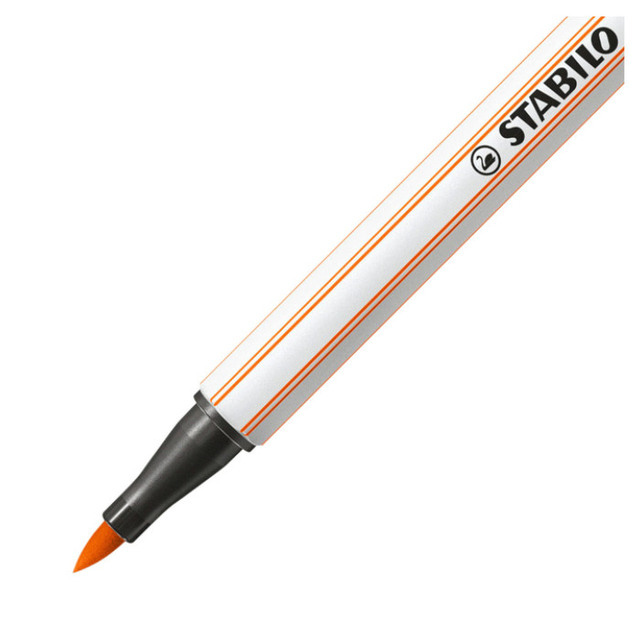 Brushstift STABILO Pen 568/30 bleek vermiljoen