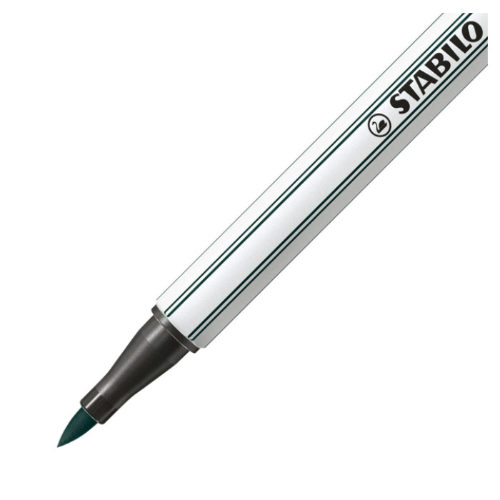 Brushstift STABILO Pen 568/63 aardegroen