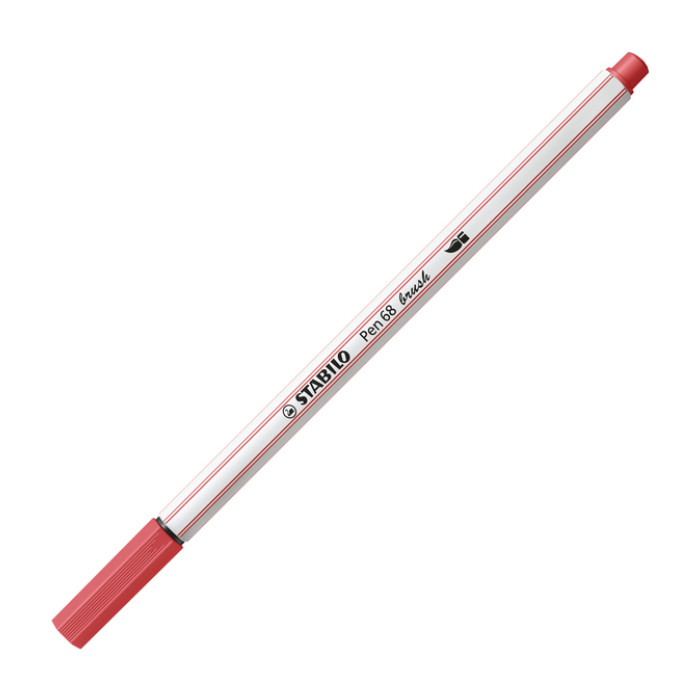 Brushstift STABILO Pen 568/47 roestig rood