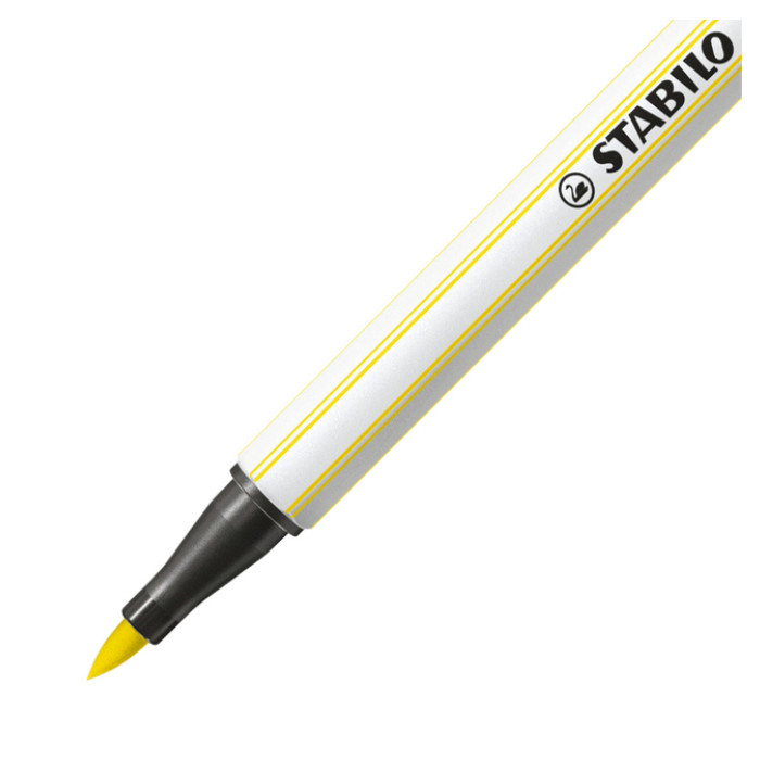 Brushstift STABILO Pen 568/24 citroengeel