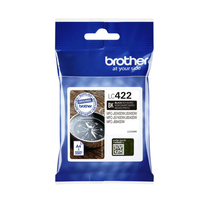 Inktcartridge Brother LC-422BK zwart