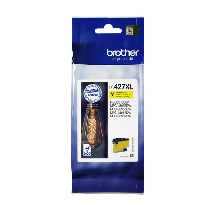 Inktcartridge Brother LC-427XLY geel