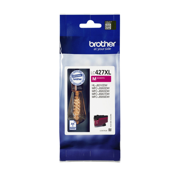 Inktcartridge Brother LC-427XLM rood