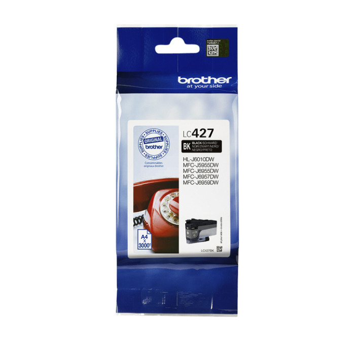 Inktcartridge Brother LC-427BK zwart