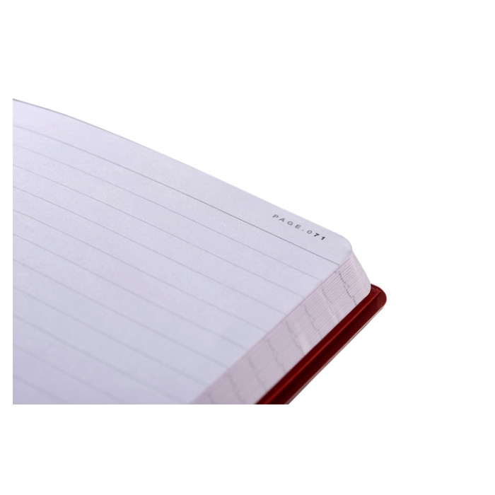 Notitieboek Oxford Black n' Red A5 business journal 72vel lijn