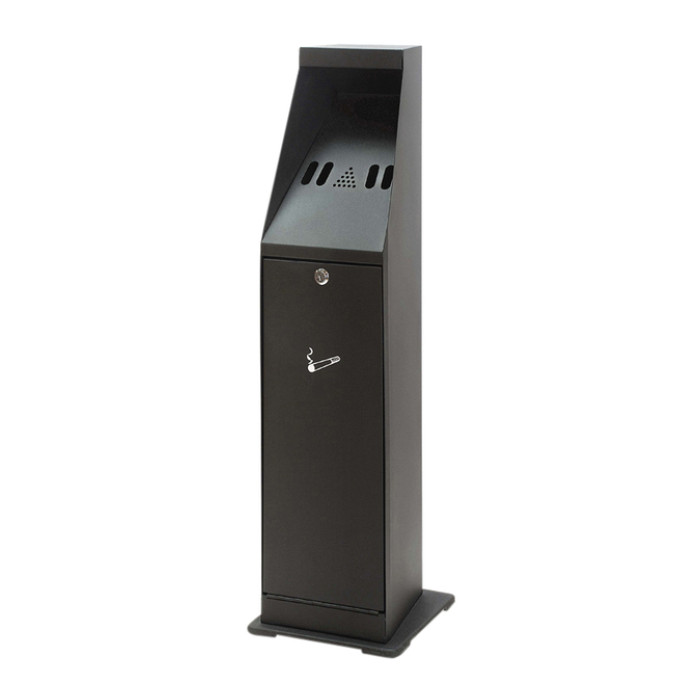 Asbak staand Vepa Bins zuil vrijstaand zwart 31043774