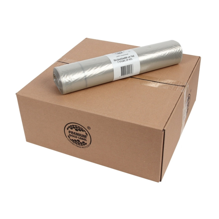 Afvalzak Cleaninq perforatie en sluitlint 400 liter doos à 84 stuks