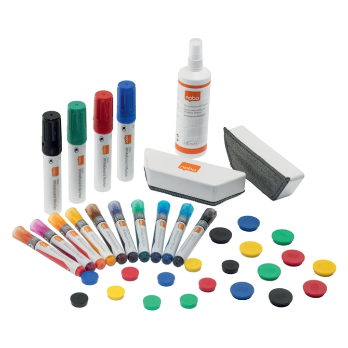 Whiteboard accessoire kit Nobo Move & Meet 37 stuks