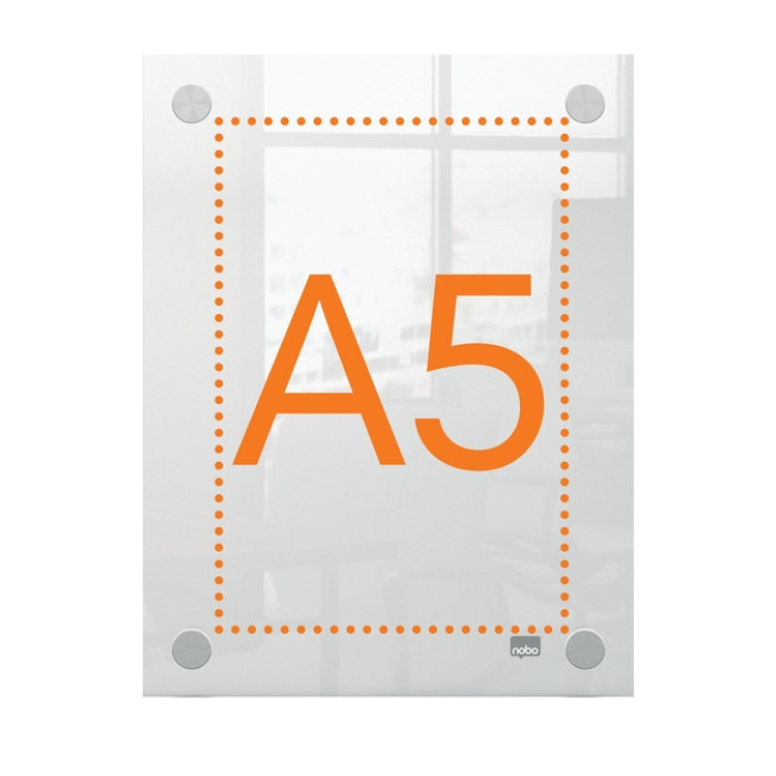 Infobord Nobo Premium Plus A5 acryl wand