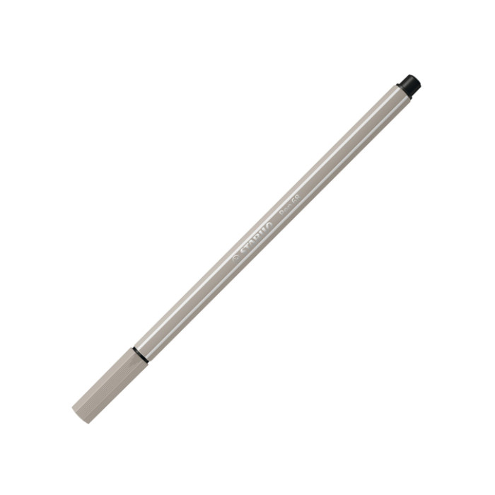 Viltstift STABILO Pen 68/93 medium  warm grijs