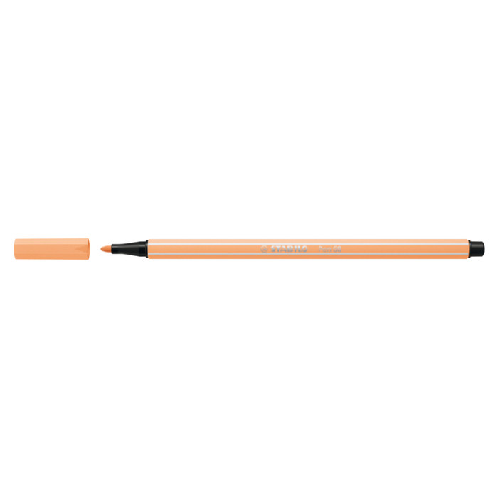 Viltstift STABILO Pen 68/25 medium pastel oranje